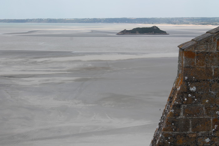 Panorama dalla cima di Mont Saint-Michel