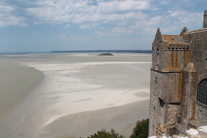 Panorama dalla cima di Mont Saint-Michel