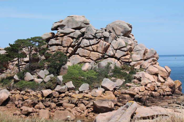 Trébeurden, Rocce di Granito Rosa