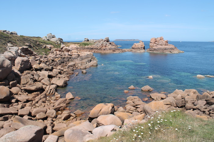 Trébeurden, Rocce di Granito Rosa