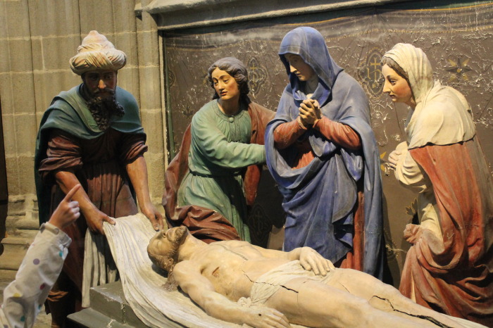 Quimper, Cattedrale, Scultura lignea