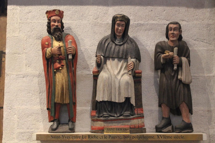 Quimper, Cattedrale, Scultura lignea