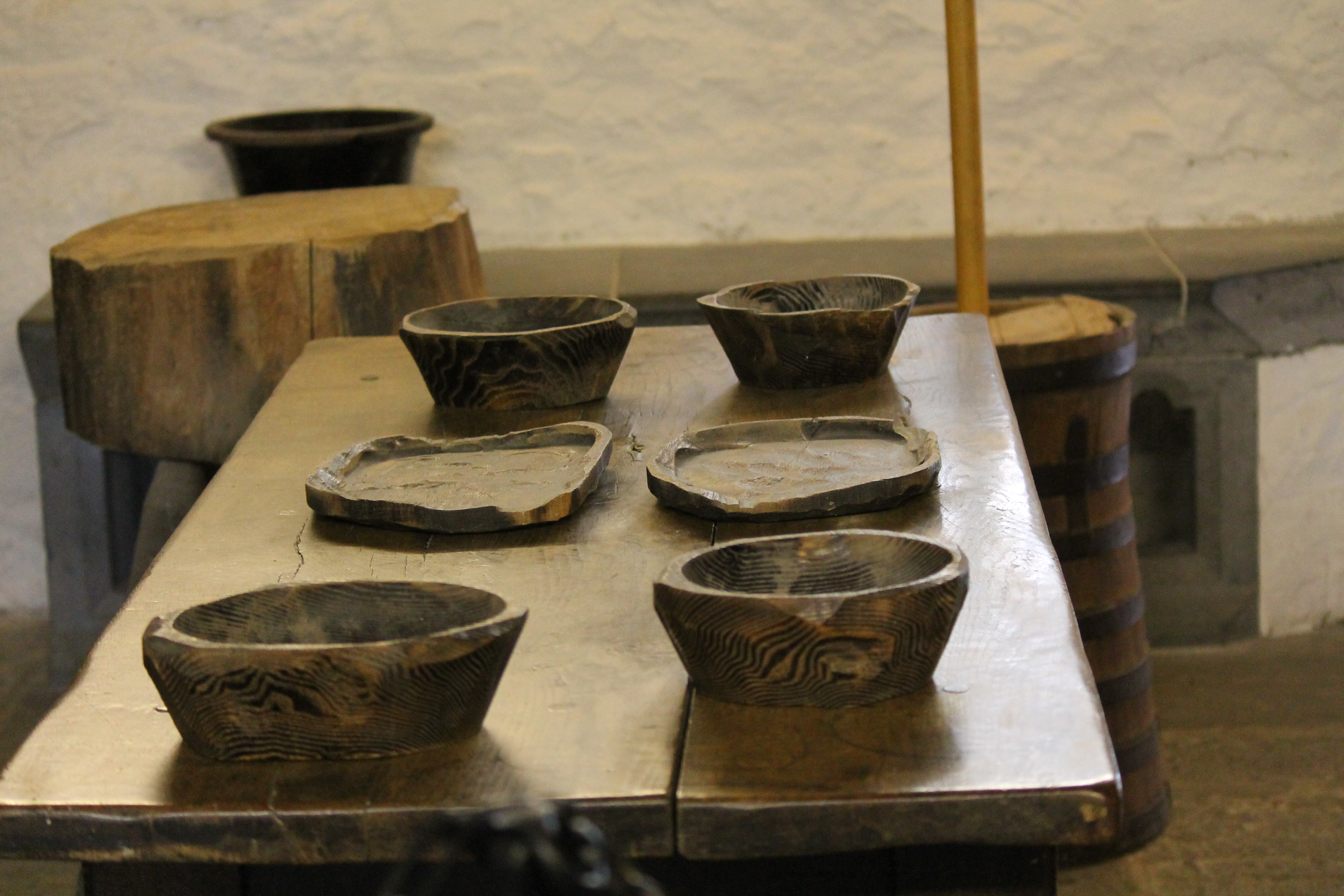 Rocca di Cashel, ricostruzione di una tavola dell'epoca