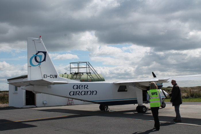 Isole Aran, l'aereo che ci porterà sull'isola di Inis Mór